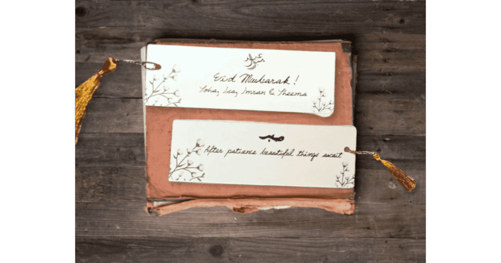 Eid Bookmark - Personalized Bookmark for Family
