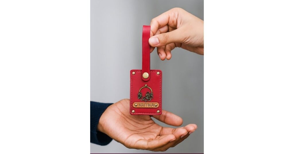 personalised luggage tag for travel gifts on fatherday gift to surprise him