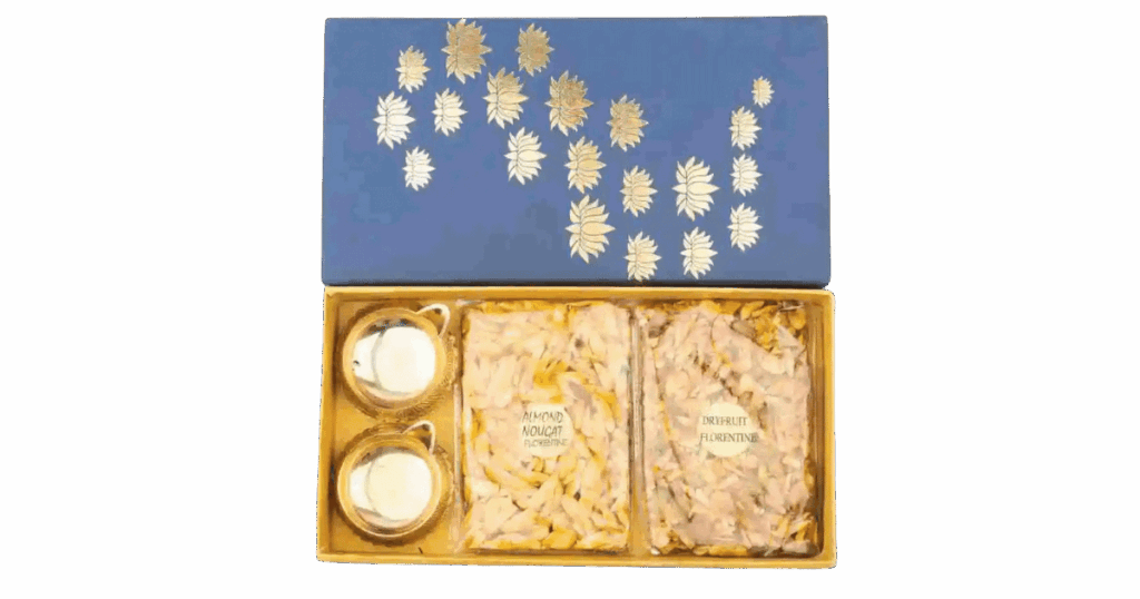 Dry Fruit Delicacy and Brass Diya Hamper