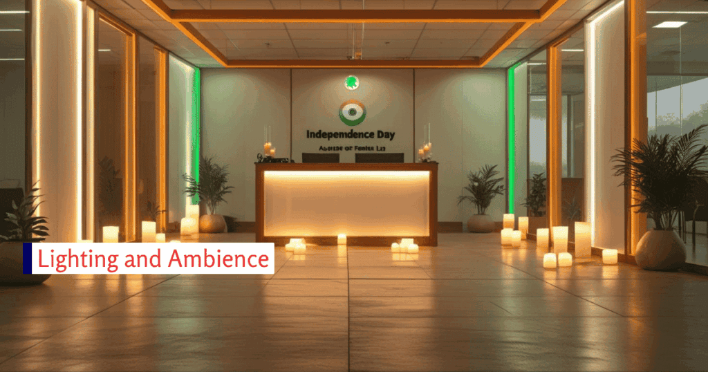 Can i get corporate-themed independence day decor for my office