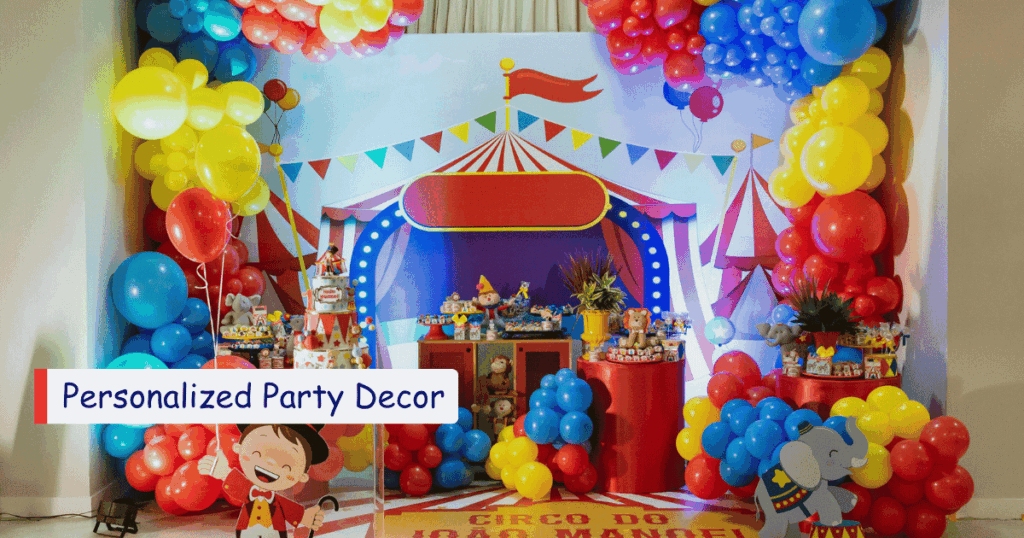 Personalized Party Decor Affordable birthday planners for kids in Bangalore