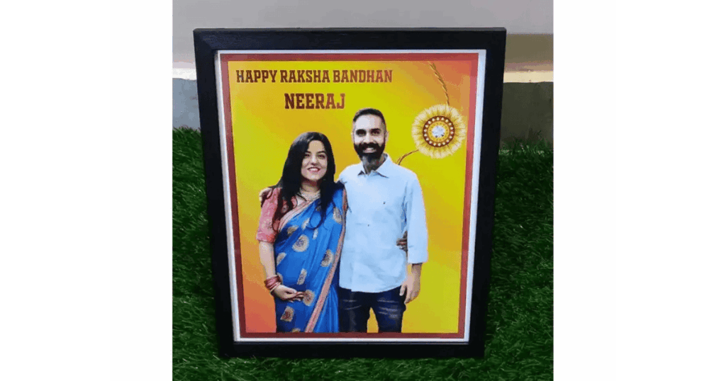 Personalized Rakhi Frame for Raksha Bandhan Gift Ideas