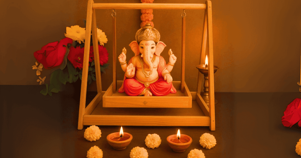 Can personalized Ganesh Chaturthi decor be used in small apartments