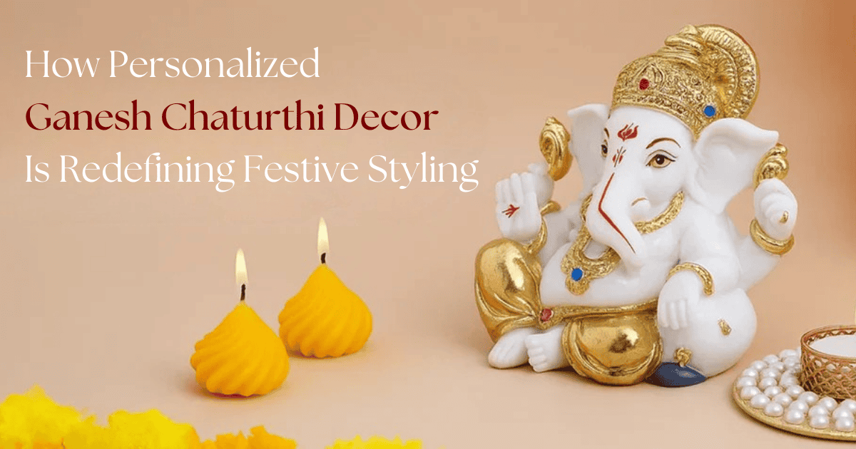 What is personalized Ganesh Chaturthi decor and how is it different from regular decoration 7