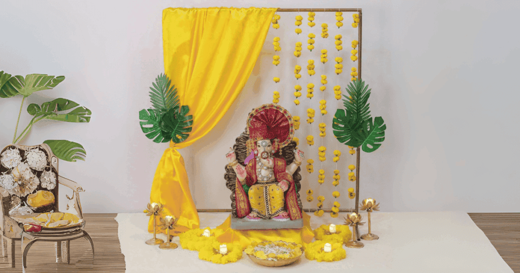 best personalized ganesh chaturthi decor ideas for homes and offices