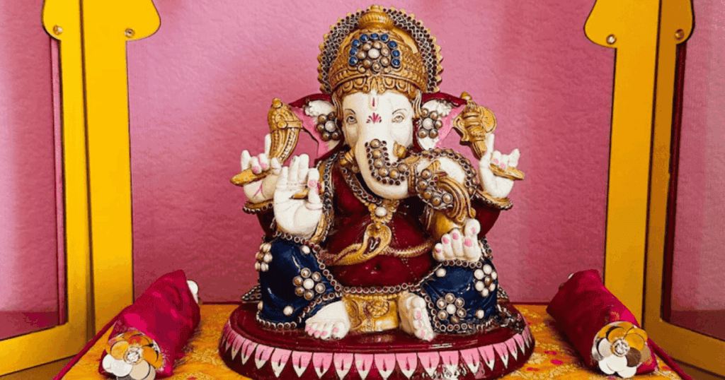 personalized ganesh chaturthi decor