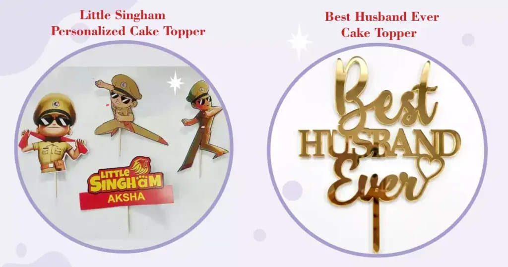 Best Personalized Cake Topper Ideas for Birthday Cakes in India Unique Personalized Cake Topper Designs for Kids