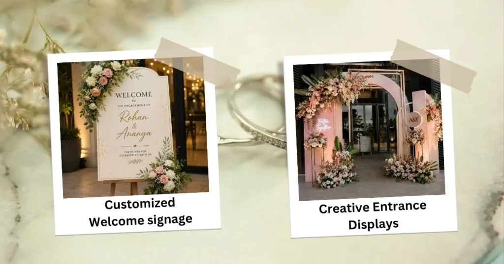 Creative event experience for guest engagement