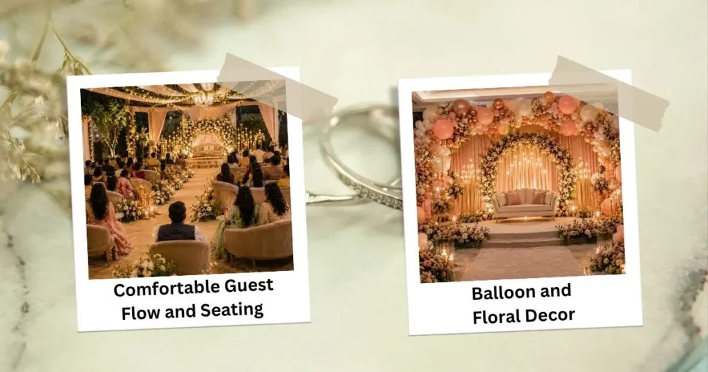 Event experience with personalized event decor