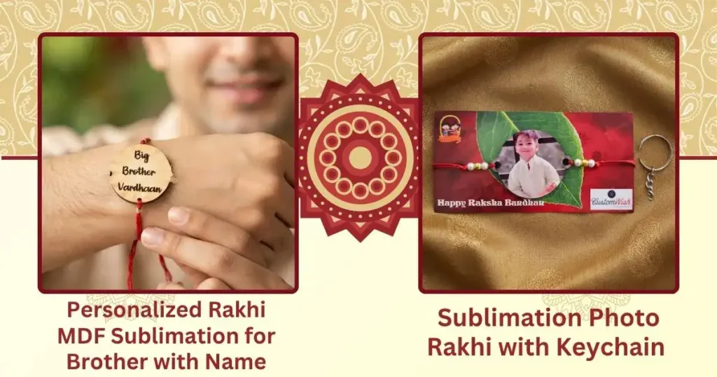 Personalized Raksha Bandhan gifts for brothers and sisters