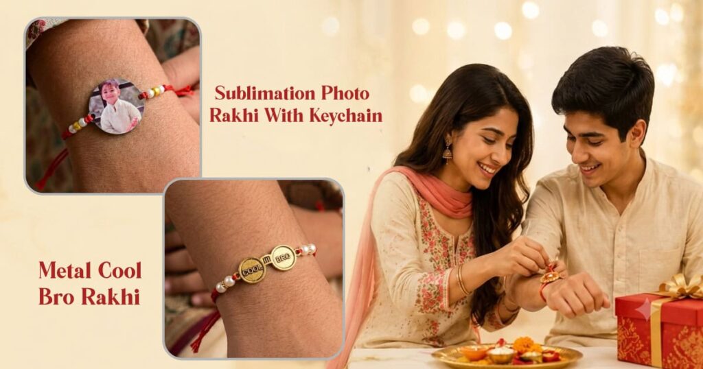 Premium personalized Rakhi gift hampers for siblings